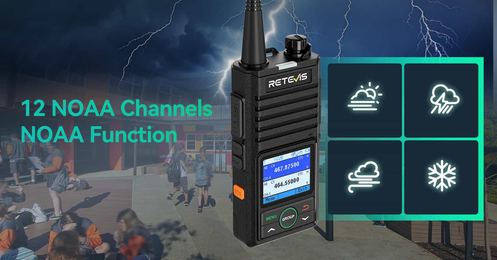 RB58-12 NOAA channels