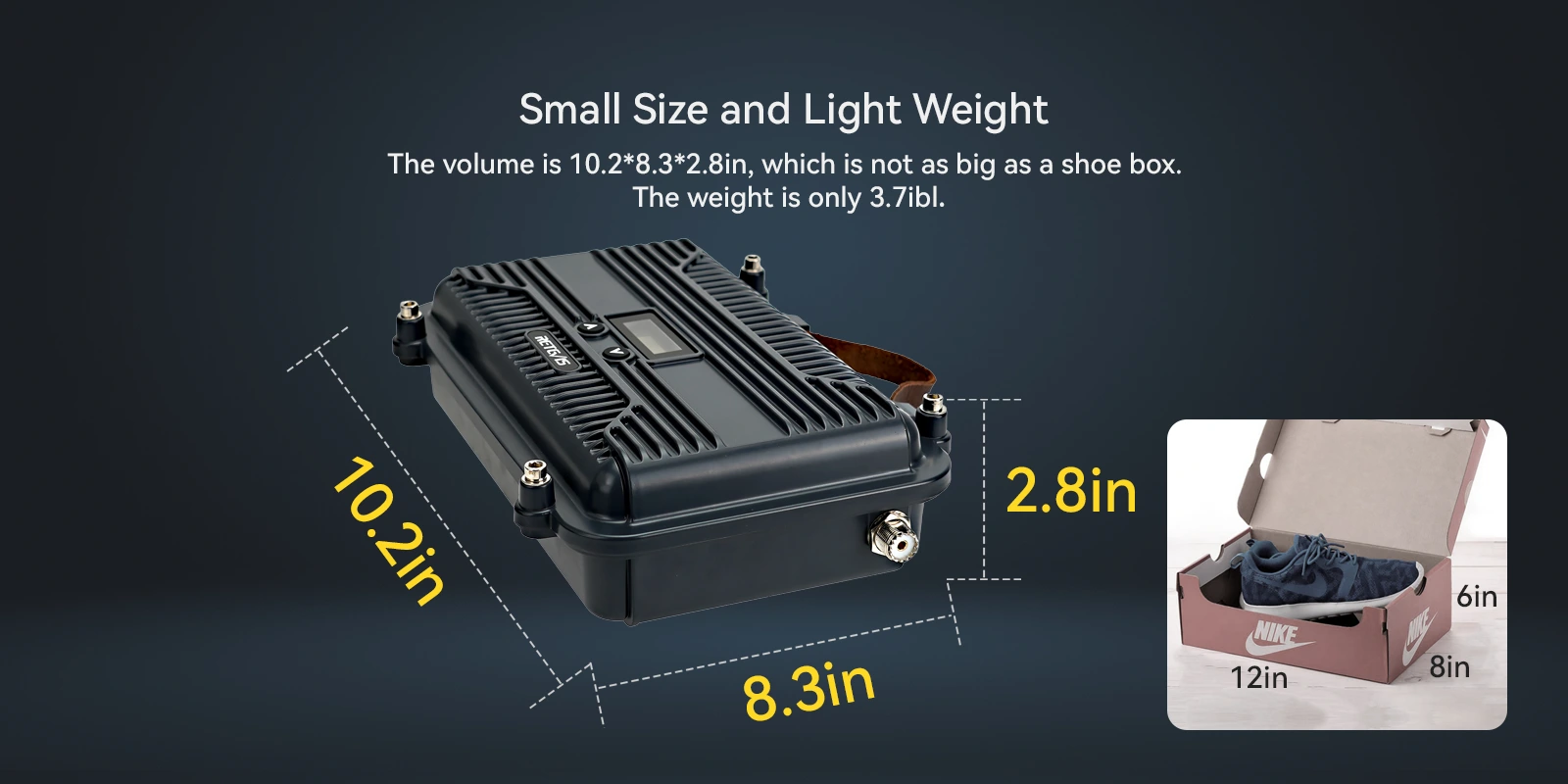 Small Size and Light Weight