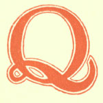 Fancy Letter Q