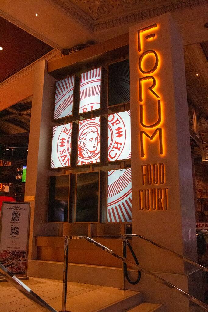 The Forum Food Hall at Caesars Palace. (Caesars International)