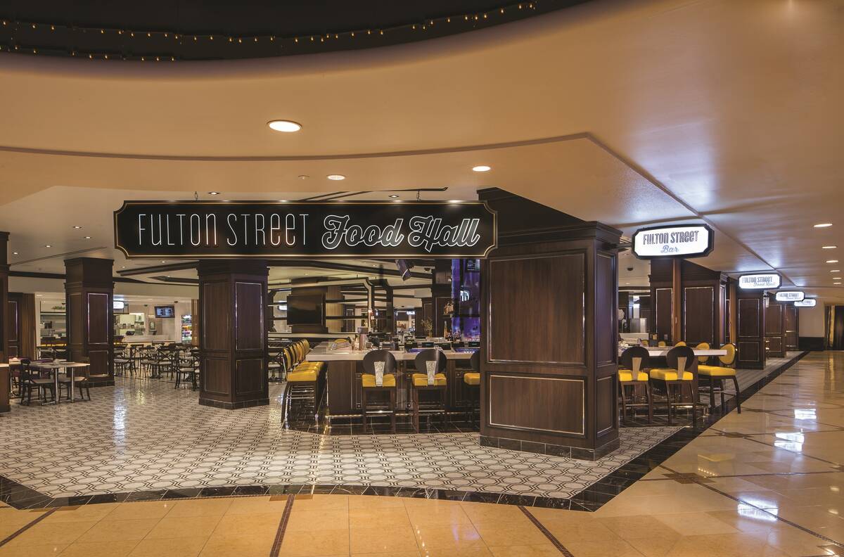 The Fulton Street Food Hall at Harrah's. (Caesars Entertainment)