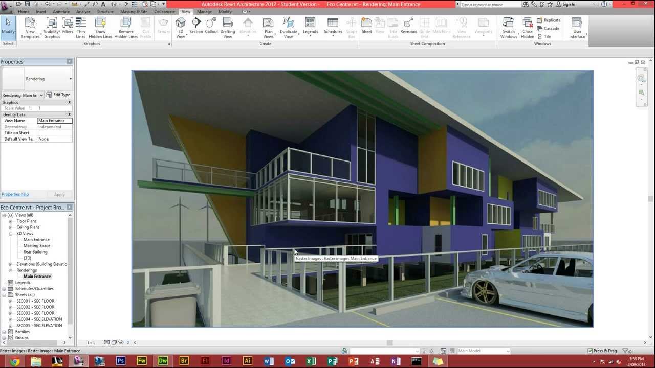 Revit Architecture Rendering Tutorial