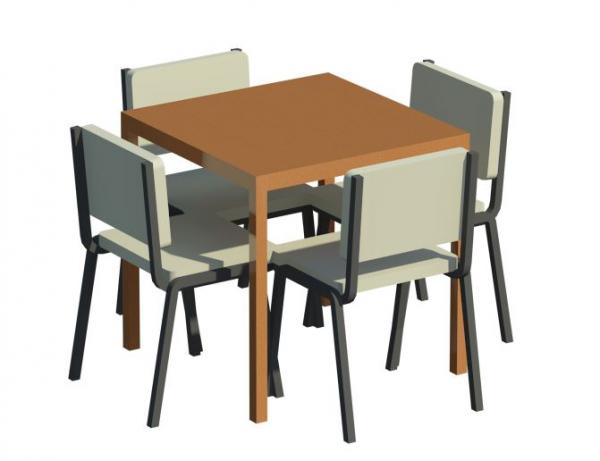 Parametric Table With Chairs Family In Revit Tutorial Part | vlr.eng.br