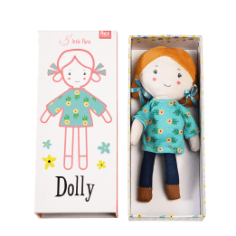 Dolly in a box - Little Paris rag doll