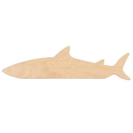 Shark Wooden Ruler