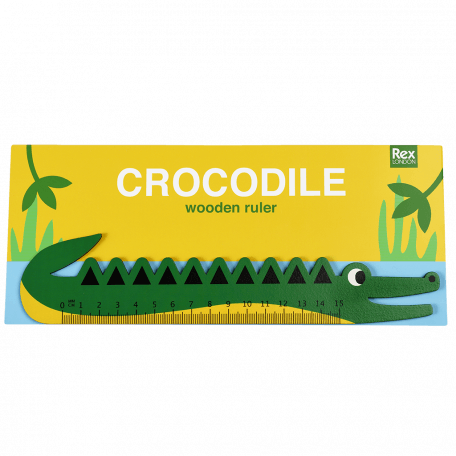 Crocodile Wooden Ruler