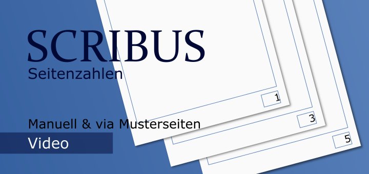 Scribus Seitenzahlen (Video)