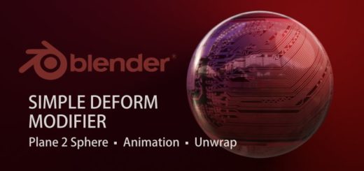 Blender Simple Deform Modifier