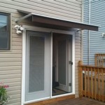 Awning Above Sliding Glass Door