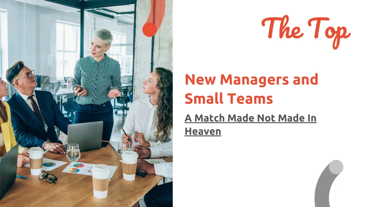 why do new managers of small teams need help