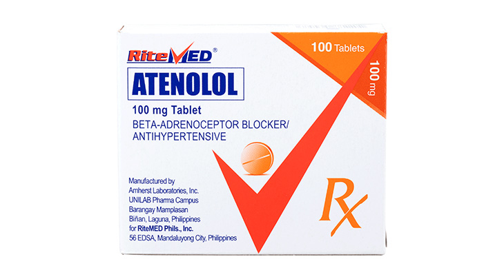 RM ATENOLOL 100 MG TAB