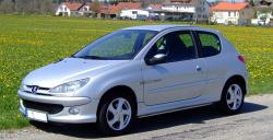 PEUGEOT 206 silver