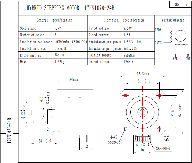 Nema 17 Stepper Motor Specs - Infoupdate.org