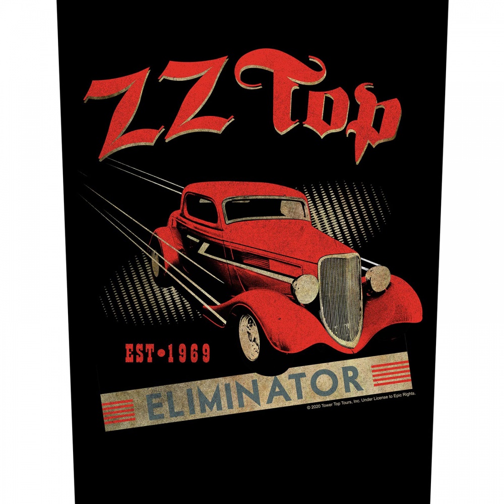 ZZ Top Eliminator Back Patch