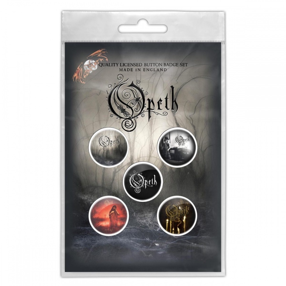 Opeth Classic Albums Button Badge Set