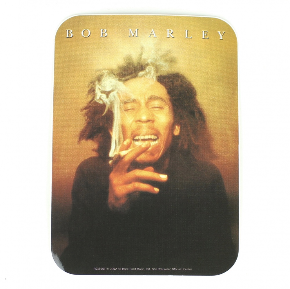 Bob Marley Spliff Vinyl Sticker