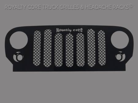 Royalty Core - Jeep Wrangler 2007-2017 RCJK Grille Replacement Satin Black - Image 2