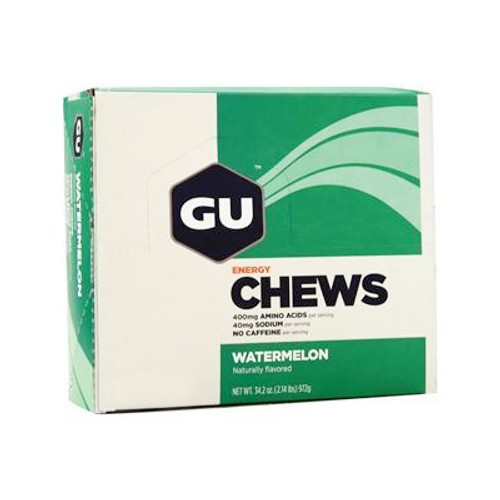 GU Energy Chews Case of 12 Watermelon