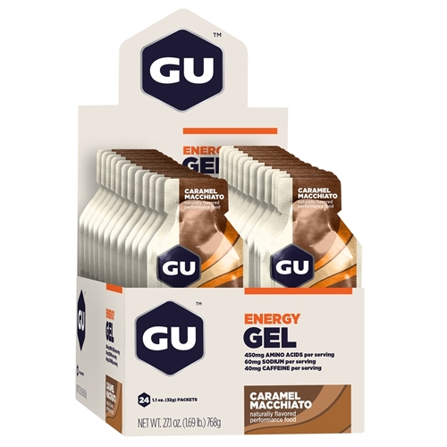 GU Gel Case of 24 Caramel Macchiato