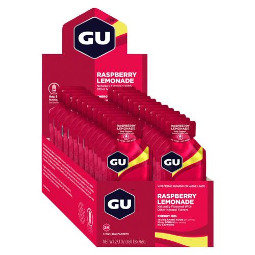 GU Gel Case of 24 Raspberry Lemonade