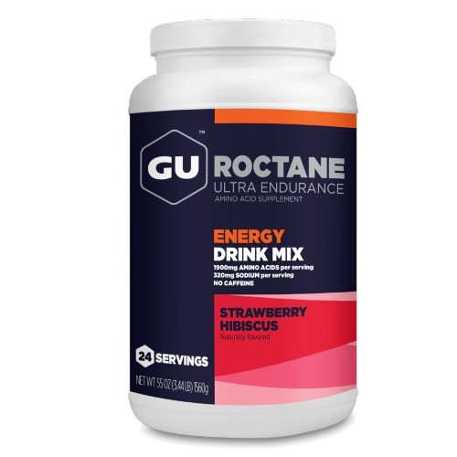 GU Roctane Ultra Energy Drink Strawberry Hibiscus 24 Serving