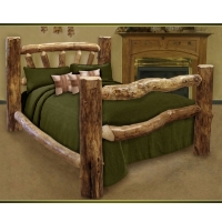 Brand New Custom Rustic Furniture Log Bed