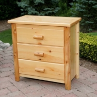 Brand New Rustic Furniture 3 Drawer Dresser