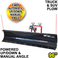 Tuff Lift Sidekick 96" Snow Plow Blade 2 Way Automatic Up/Down & Manual Left Right w/ Wireless Remote