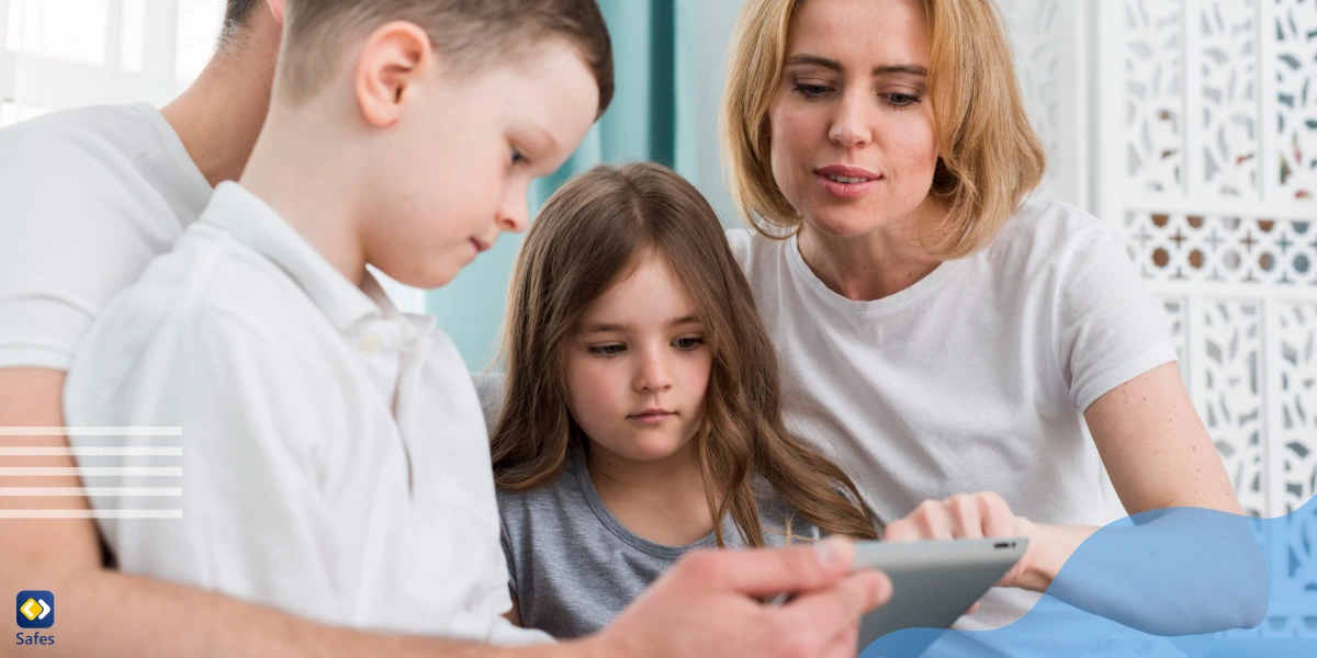 Parents modifying parental control options on Roku