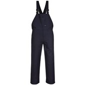 Portwest C881 Navy Cotton Bib & Brace Overalls 305g