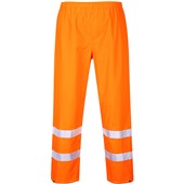 Portwest S480 Orange Hi Vis Waterproof Trousers