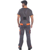 Portwest TX12 Texo Contrast Polycotton Bib & Brace Overalls 245g