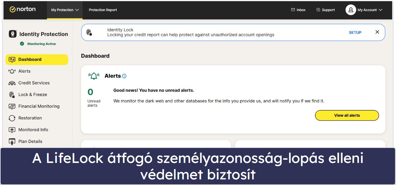 Norton biztonsági funkciók