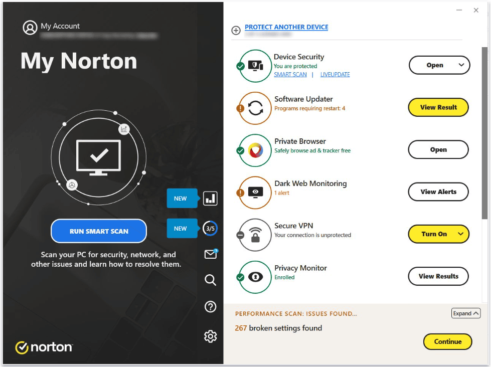 Norton 360 használat és beállítás