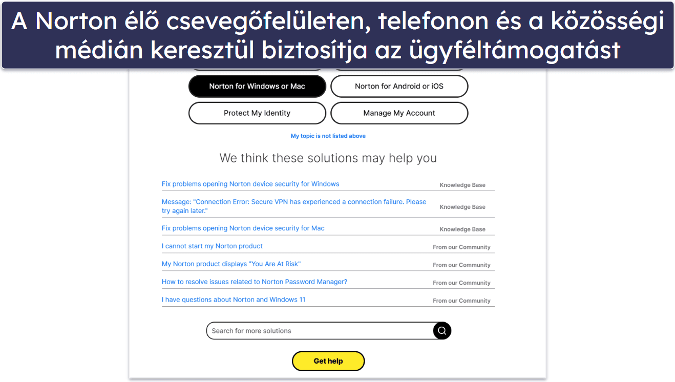 Norton 360 ügyfélszolgálat