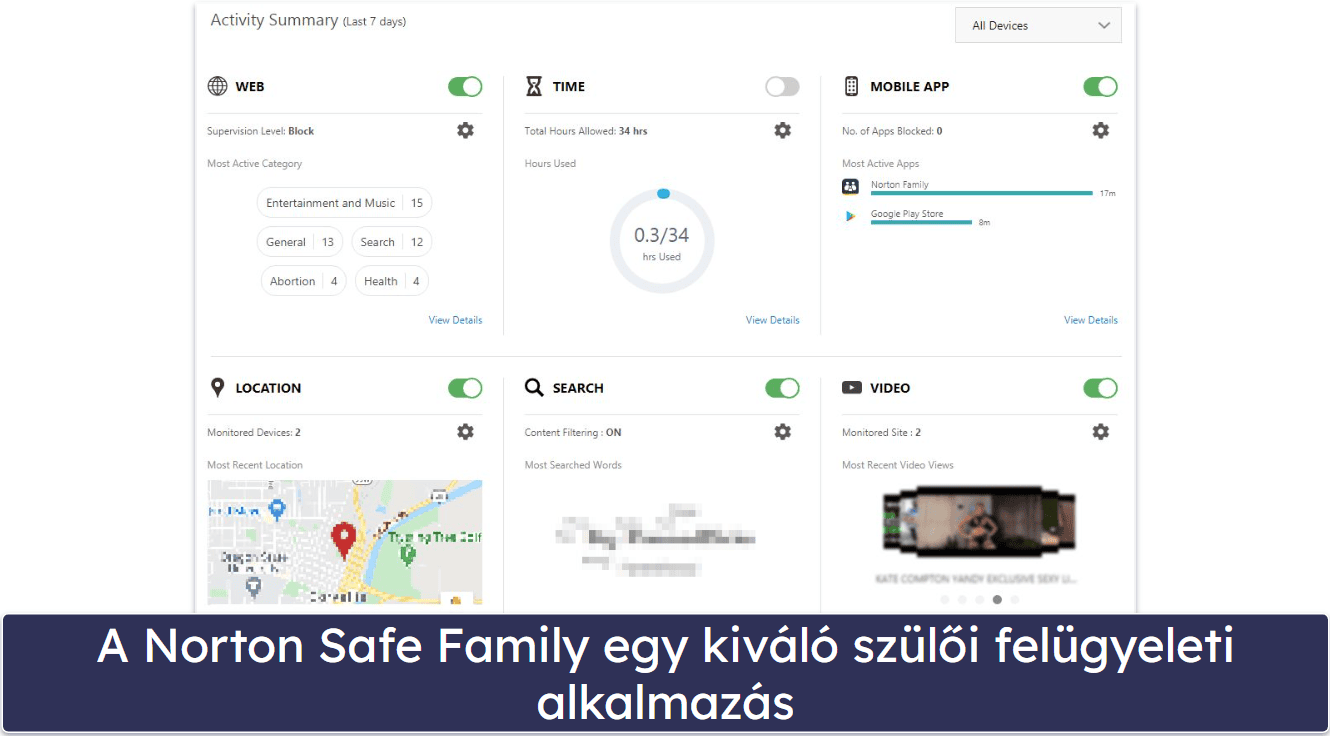 Norton biztonsági funkciók