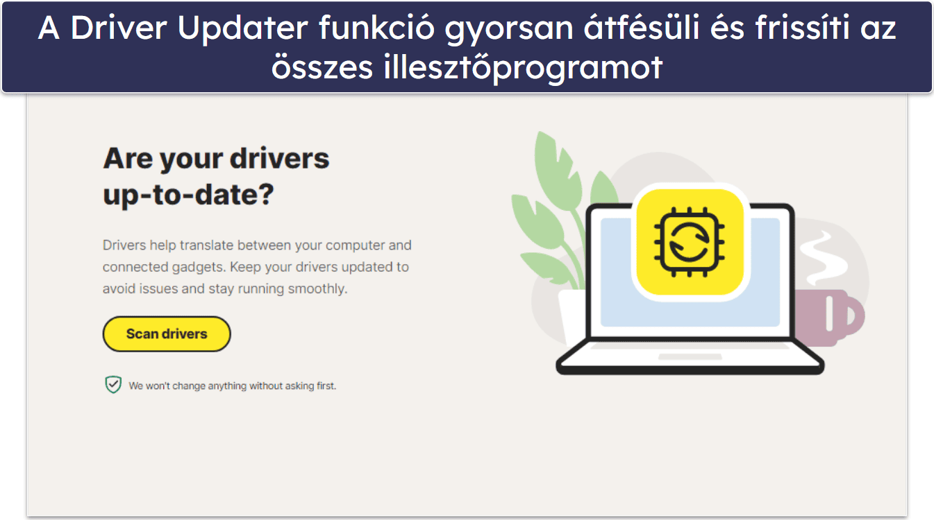 Norton biztonsági funkciók