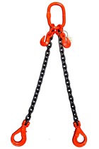 4.25 tonne 2Leg ChainSling,Adjustable & c/w Safety Hooks