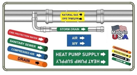 MEP Identification Labels, Pipe Marking Labels UAE, 58% OFF