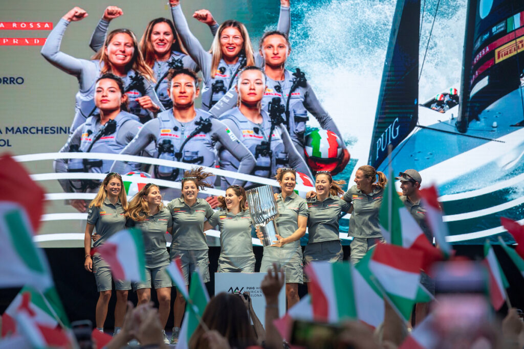 The sailors of Luna Rossa Prada Pirelli