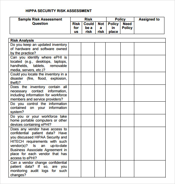 Security Questionnaire Template