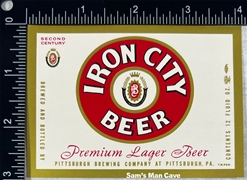 Iron City Beer Label