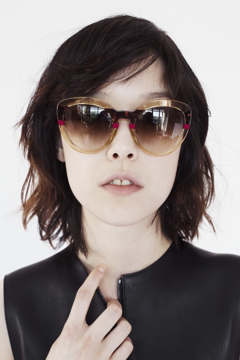 Cherry sunglasses in acetate