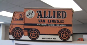 vintage allied van lines moving truck 