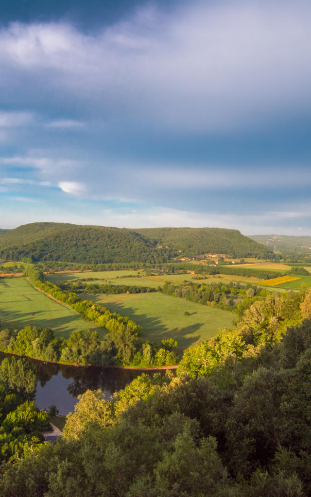 La vallée de la Dordogne depuis Beynac