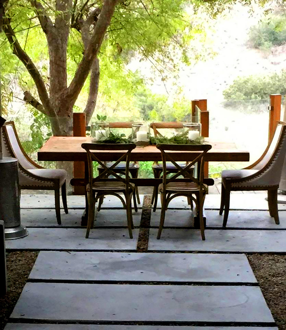 outdoor living space laguna beach