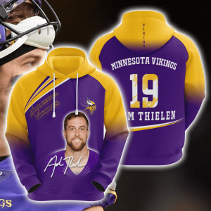 Adam Thielen Minnesota Vikings 3D Printed Hoodie/Zipper Hoodie