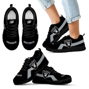 Oakland Raiders Line Logo Sneakers