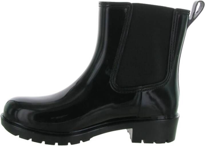 Tommy Hilfiger Quilted Flag Rainboot Black Dames