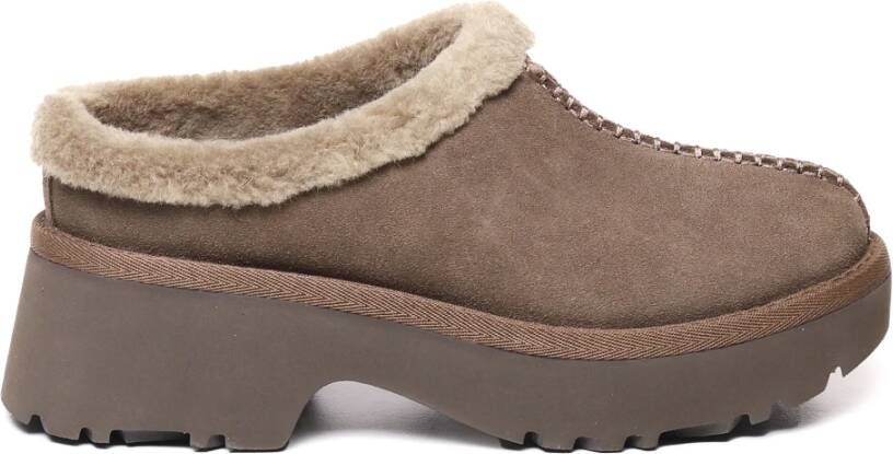 UGG Clogs NEW HEIGHTS COZY CLOG Mule flats pantoffel plateau schoen met gepolsterde voetbed